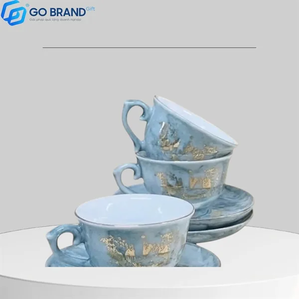 Bộ ấm chén sứ cảnh Trúc Lâm Thất Hiền – ảnh 2