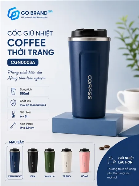 Cốc giữ nhiệt Coffee thời trang CGN0003A – ảnh 2