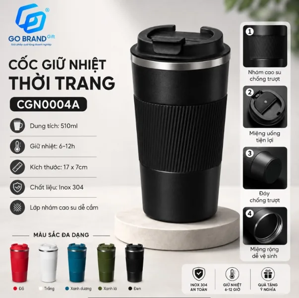 Cốc giữ nhiệt thời trang - CGN0004A – ảnh 2