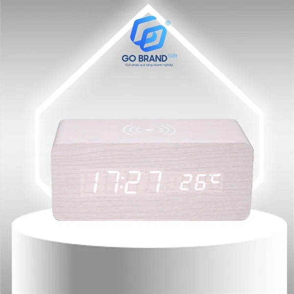 Đồng hồ để bàn M02 + sạc không dây + loa Bluetooth – ảnh 4