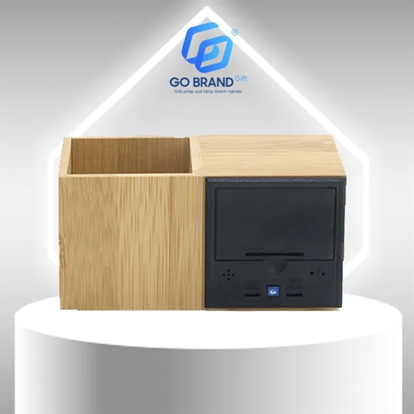 Đồng hồ kèm ống bút để bàn M02 – ảnh 3