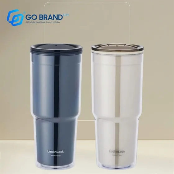 Ly nhựa 2 lớp DoubleWall ColdCup Lock&Lock HAP502 (900ml)