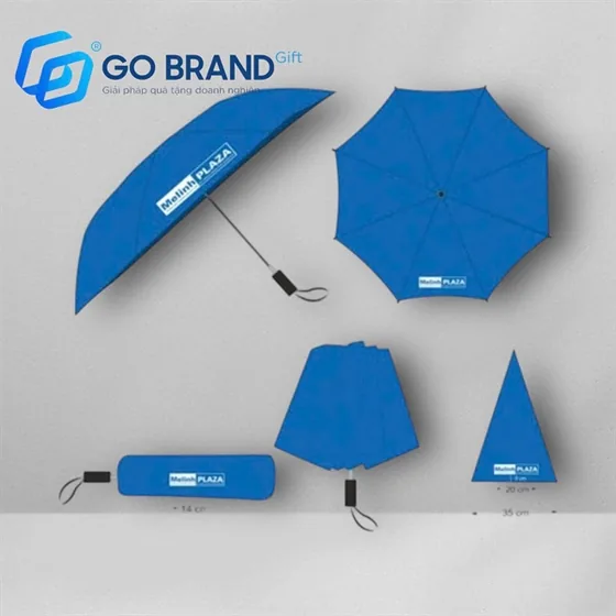 Ô gập 3 bán tự động vải Pongee 190T