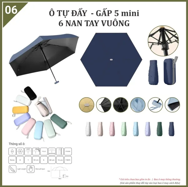 Ô mini gấp 5 có hộp EVA OCT0002A – ảnh 2