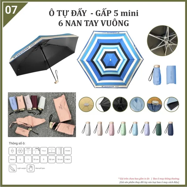 Ô mini gấp 5 OCT0001A – ảnh 2