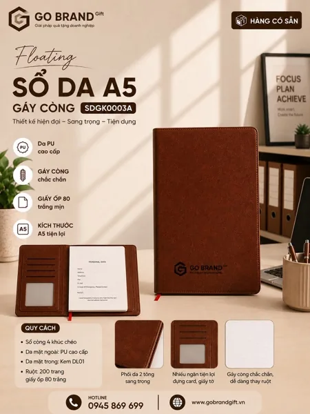 Sổ dán A5 màu nâu - SDKG0003A – ảnh 2